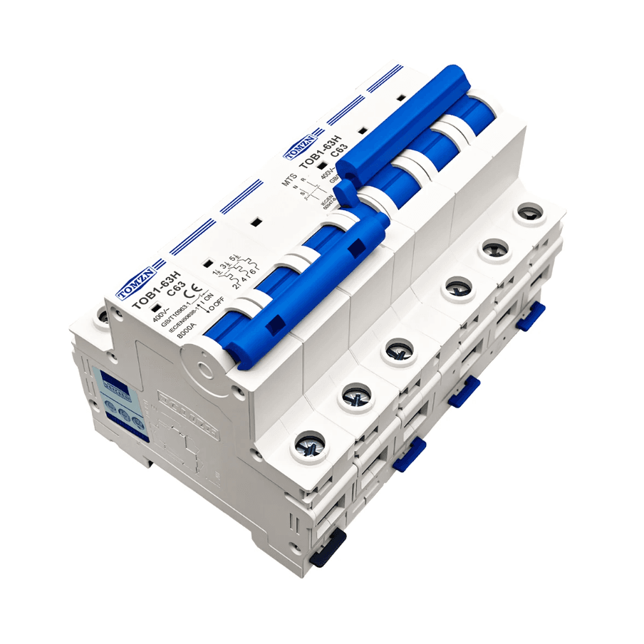 Tomzn AC 3P+3P MTS Dual Power Manual Transfer Switch Circuit Breaker (Changeover) - image 2