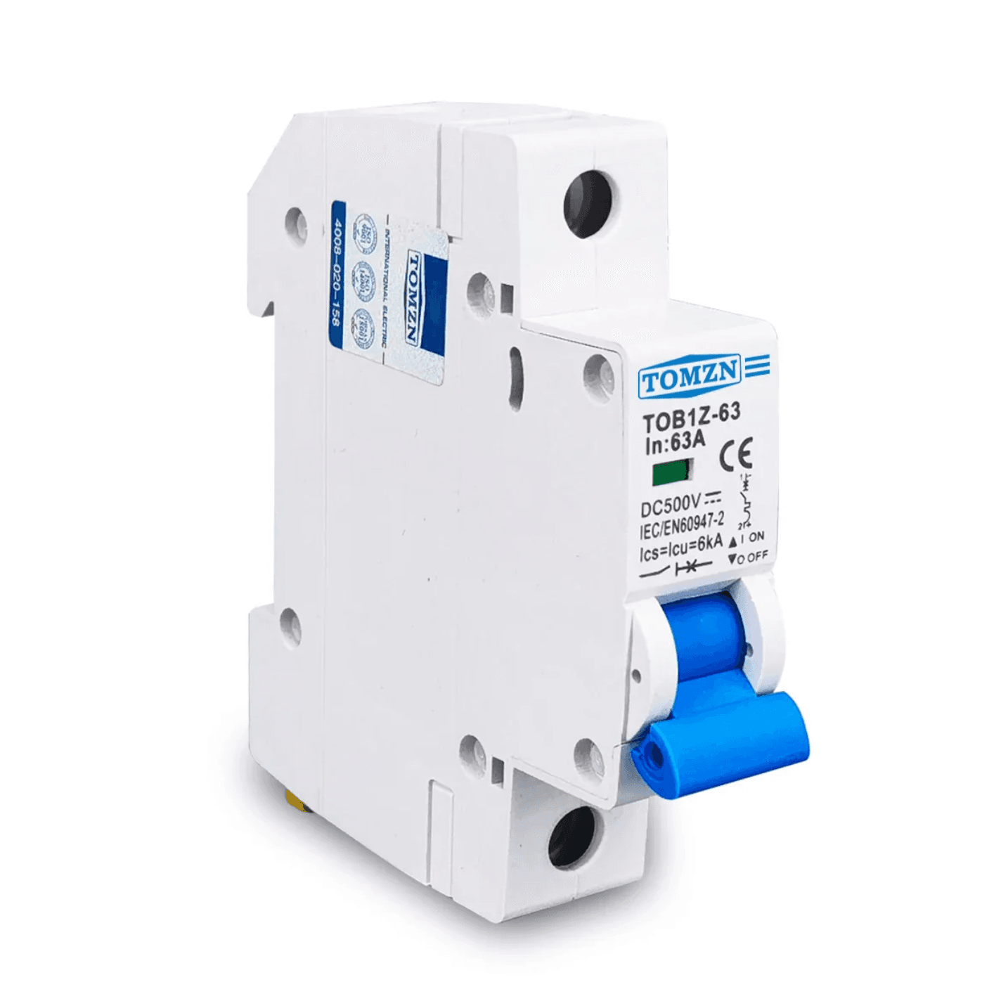 Tomzn 1P DC MCB Mini Circuit Breaker C Type 500V DC - image 2