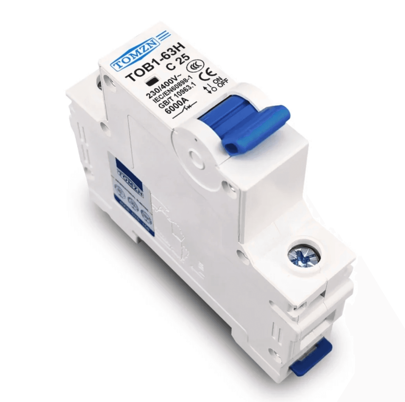 Tomzn 1P AC MCB Circuit Breaker C Type 230/400V - image 2